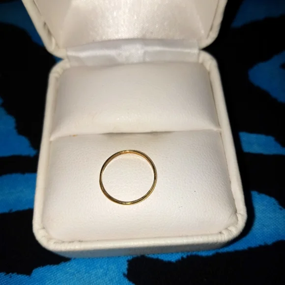 Baby infant first 10 karat gold ring sisters treasures